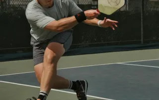 pickleball player with joint pain